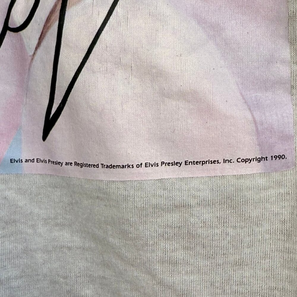 Vintage 1980s/90s Elvis Presley T-Shirt, Screen Stars Size XL, Fan Art - Picture 3 of 5